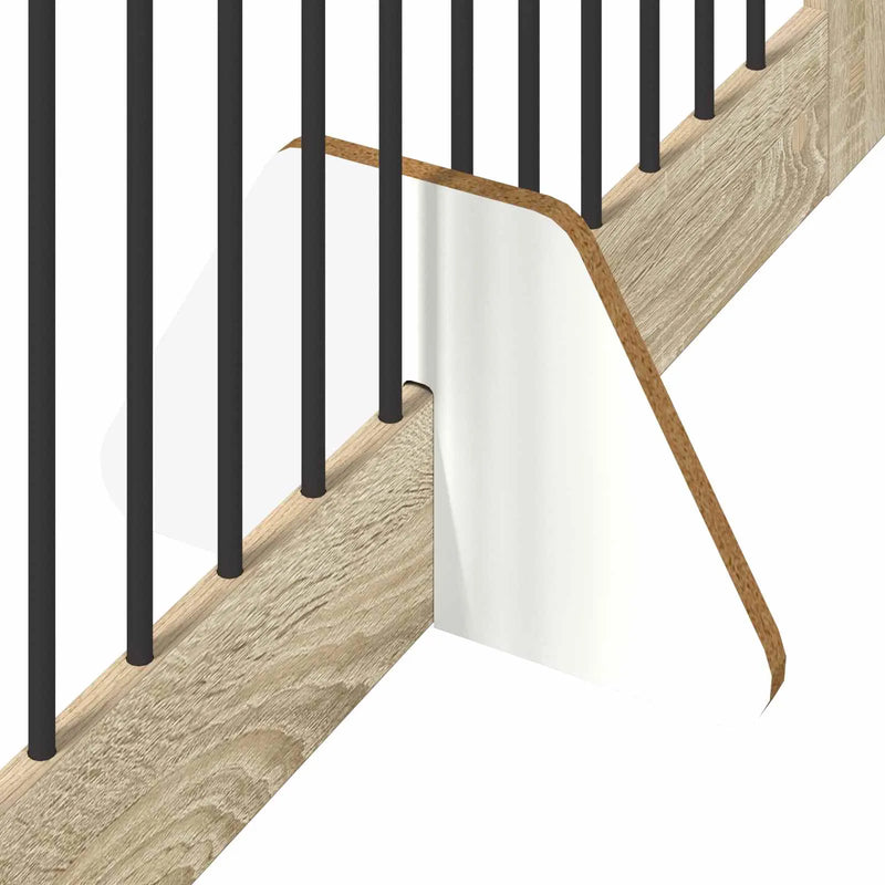 Dog Gate with Stands 4 pcs Sonoma Oak 100 x 100 cm