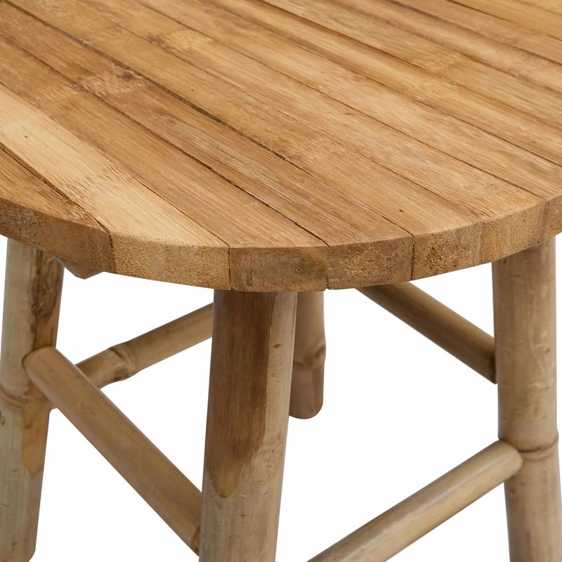 Garden Stool Natural �� 38 x 42 cm Bamboo