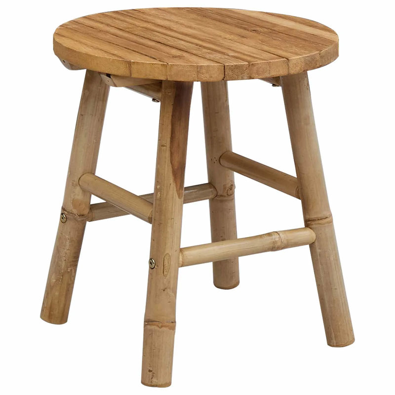 Garden Stool Natural �� 38 x 42 cm Bamboo
