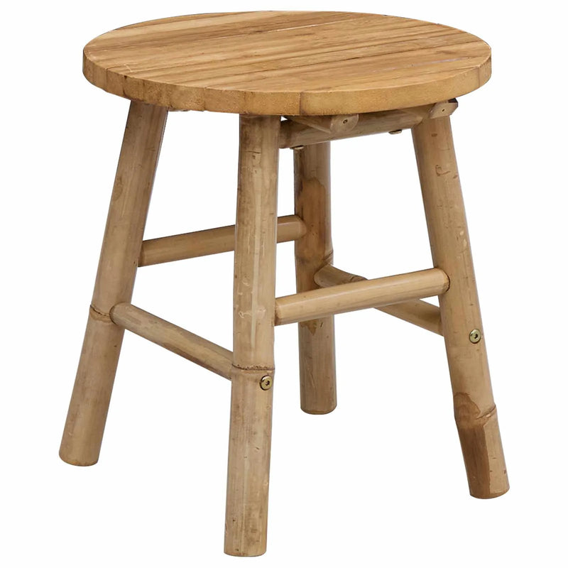 Garden Stool Natural �� 38 x 42 cm Bamboo