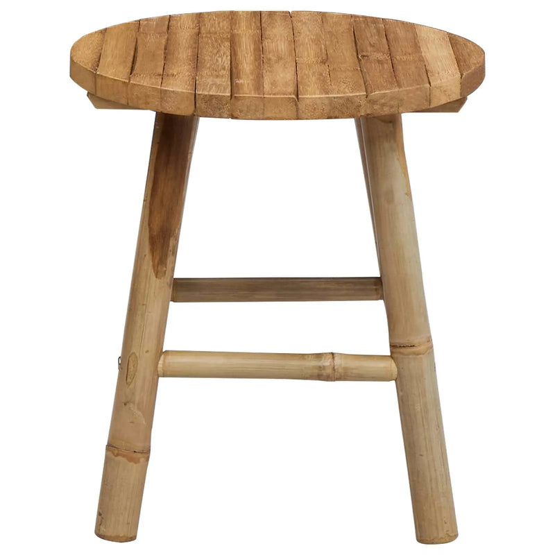 Garden Stool Natural �� 38 x 42 cm Bamboo