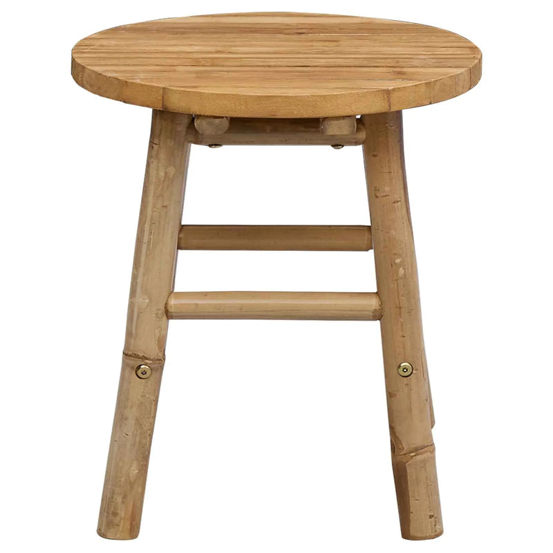 Garden Stool Natural �� 38 x 42 cm Bamboo