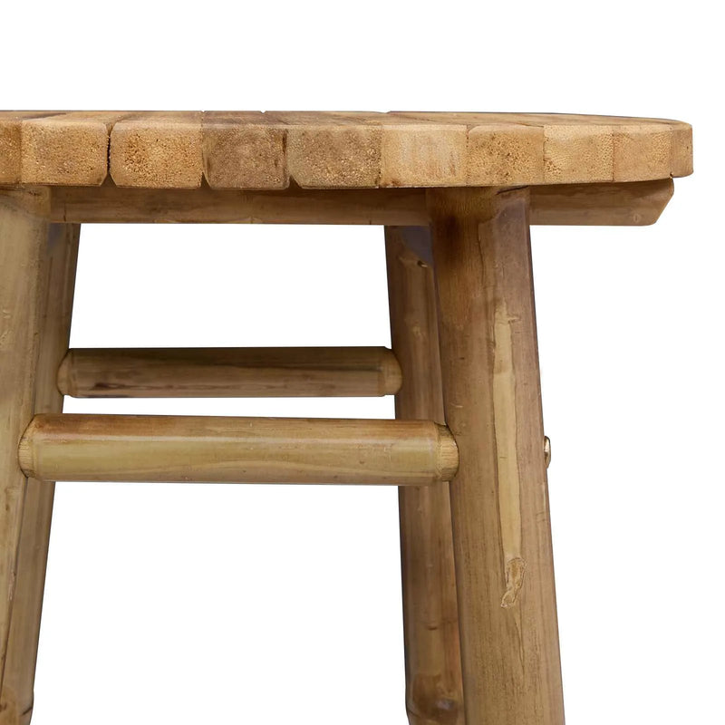 Garden Stool Natural �� 38 x 68 cm Bamboo
