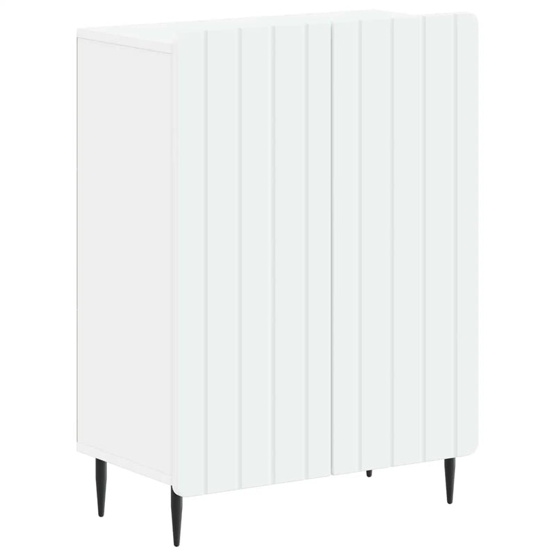 3 Piece Bathroom Cabinet Set ZWOLLE White Engineered Wood