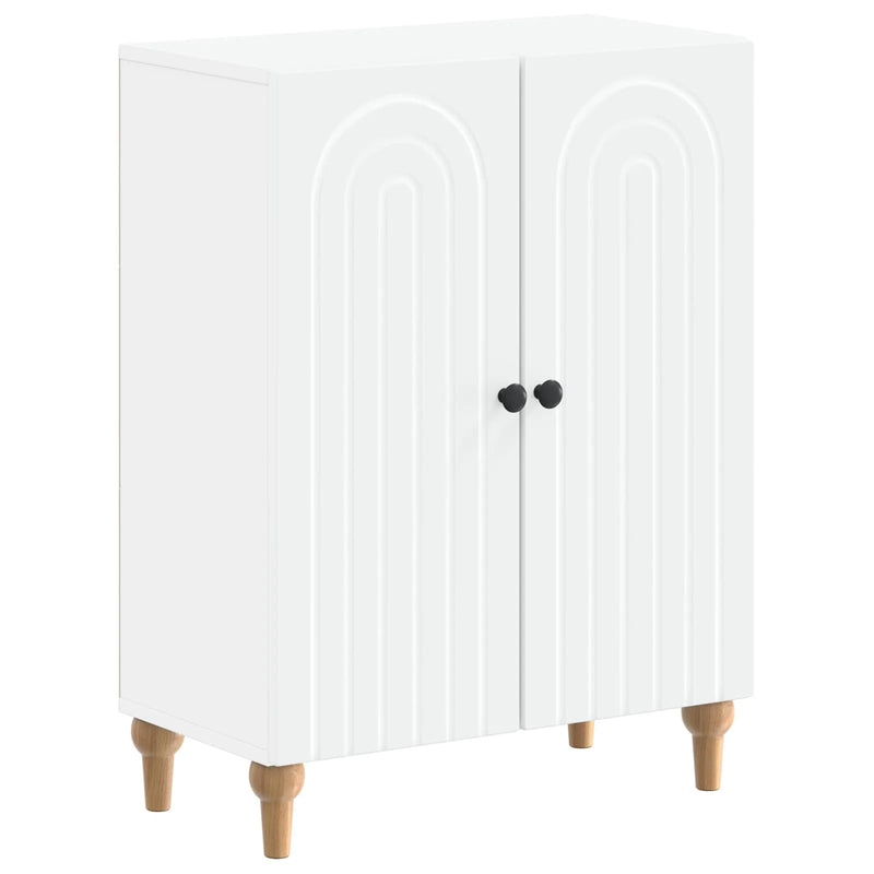 2 Piece Bathroom Cabinet Set ALKMAAR White Engineered Wood