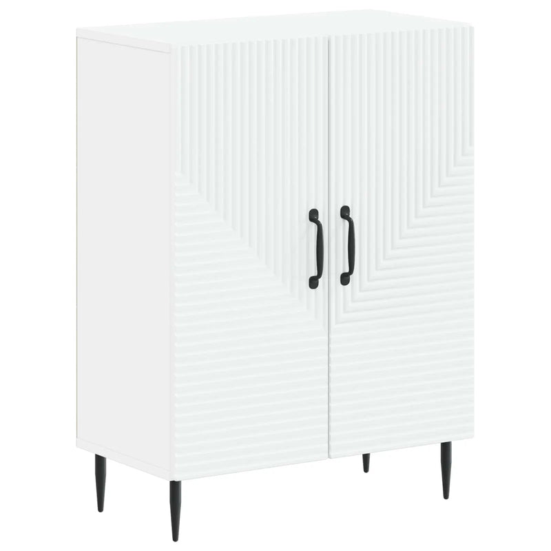 2 Piece Bathroom Cabinet Set HAARLEM White Engineered Wood