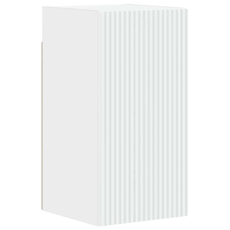 3 Piece Bathroom Cabinet Set ARNHEM White Engineered Wood