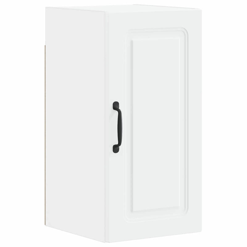 3 Piece Bathroom Cabinet Set UTRECHT White Engineered Wood