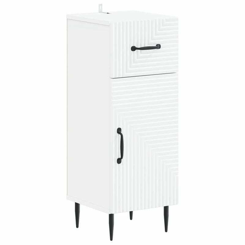 3 Piece Bathroom Cabinet Set HAARLEM Engineered Wood