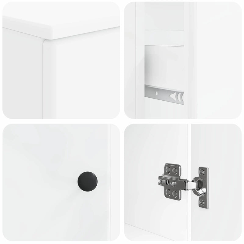 3 Piece Bathroom Cabinet Set BREDA Engineered Wood