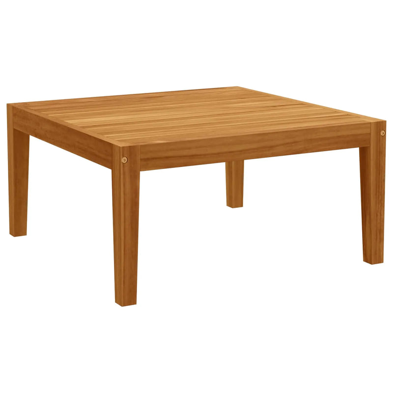 6 pcs Garden Lounge Set Solid Acacia Wood & Rope Natural