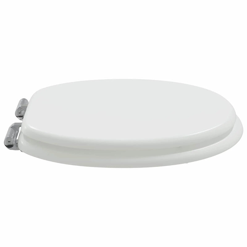 Soft-Close Toilet Seat White 44 x 38 cm MDF board