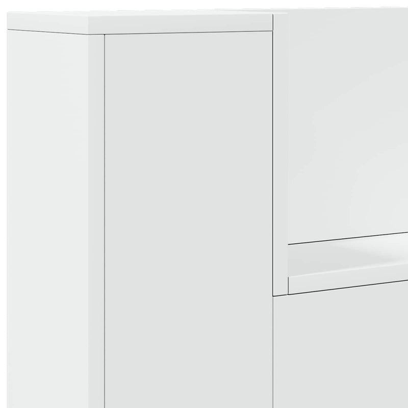 vidaXL Headboard White 100 x 16,5 x 103,5 cm Engineered Wood