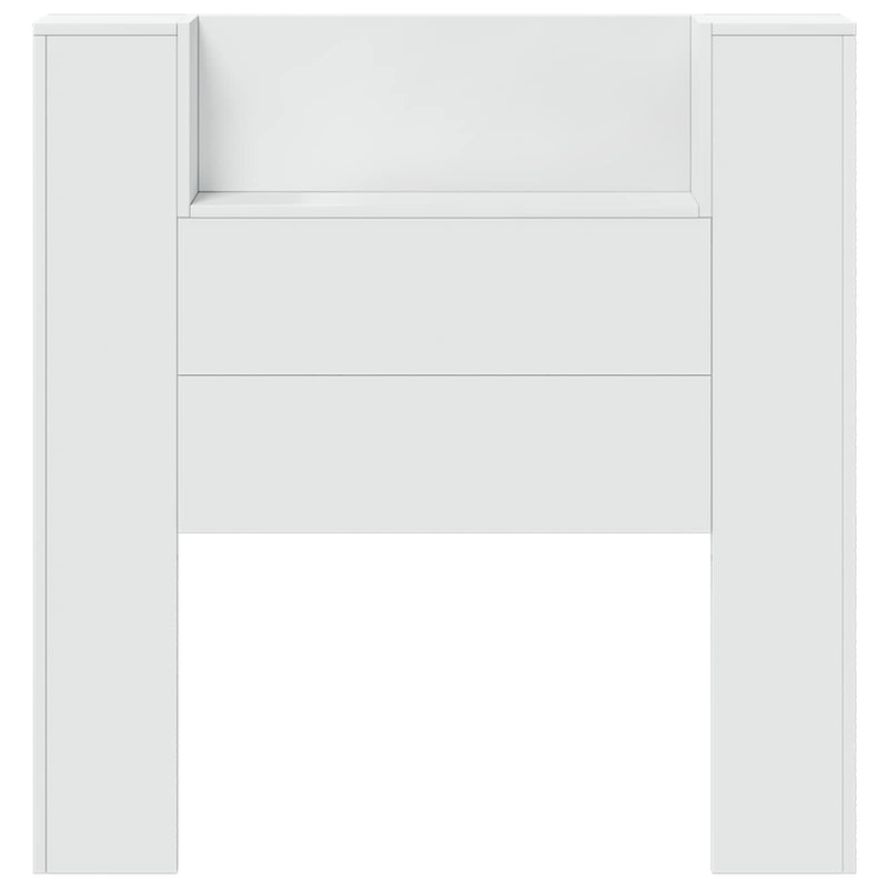 vidaXL Headboard White 100 x 16,5 x 103,5 cm Engineered Wood