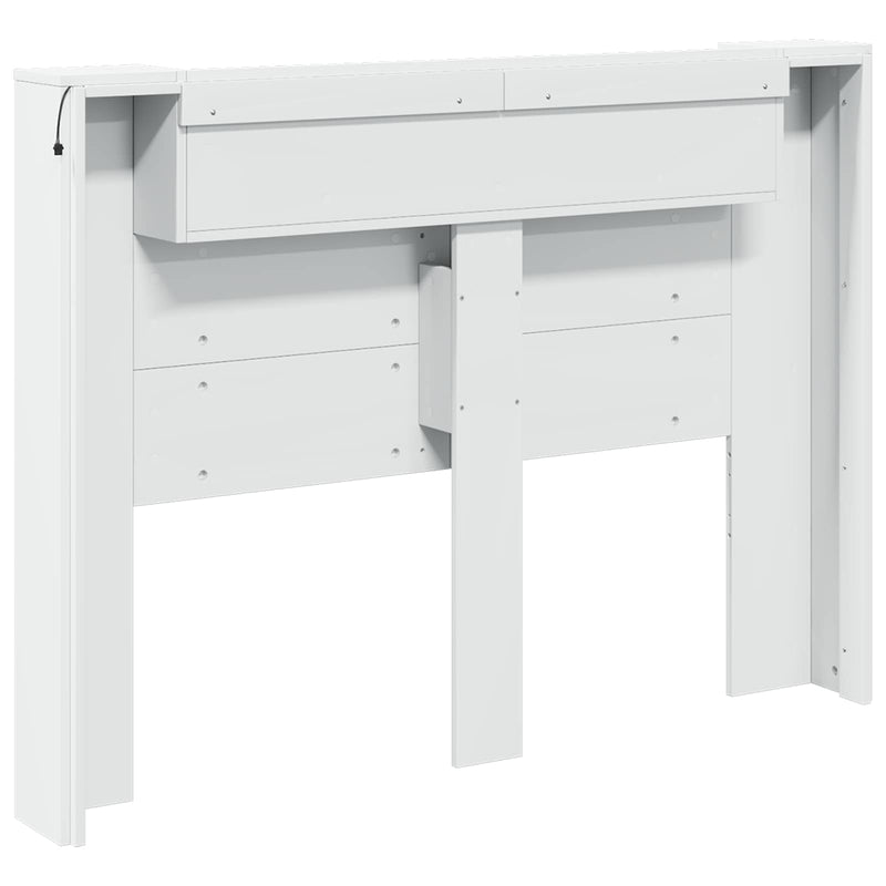 vidaXL Headboard White 140 x 16,5 x 103,5 cm Engineered Wood