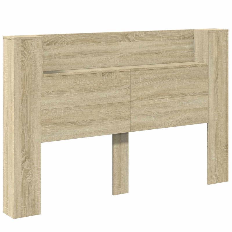 vidaXL Headboard Sonoma Oak 160 x 16,5 x 103,5 cm Engineered Wood