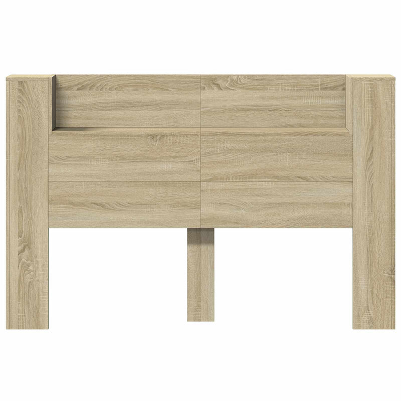 vidaXL Headboard Sonoma Oak 160 x 16,5 x 103,5 cm Engineered Wood