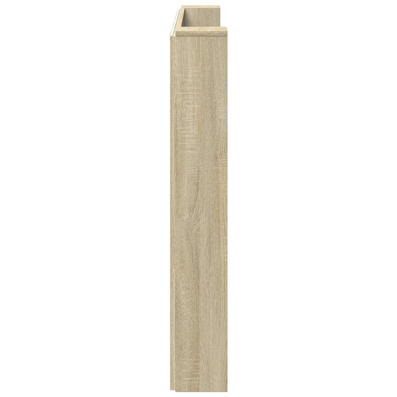 vidaXL Headboard Sonoma Oak 160 x 16,5 x 103,5 cm Engineered Wood