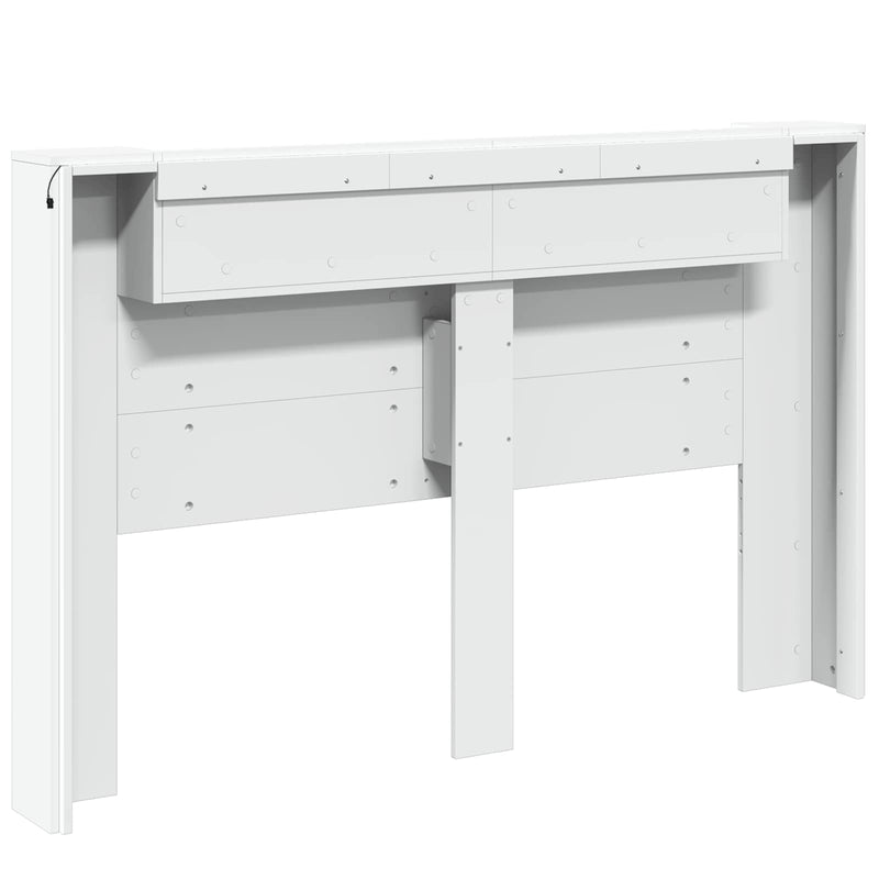 vidaXL Headboard White 160 x 16,5 x 103,5 cm Engineered Wood