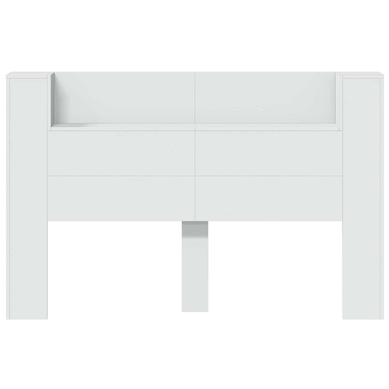 vidaXL Headboard White 160 x 16,5 x 103,5 cm Engineered Wood