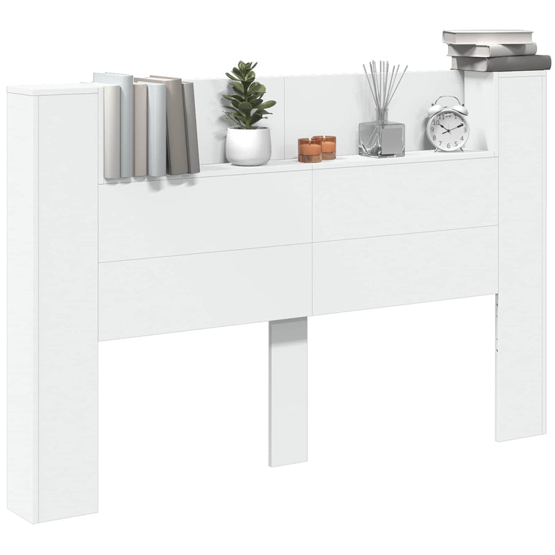 vidaXL Headboard White 160 x 16,5 x 103,5 cm Engineered Wood