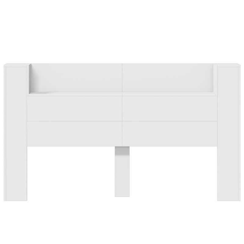 vidaXL Headboard White 180 x 16,5 x 103,5 cm Engineered Wood
