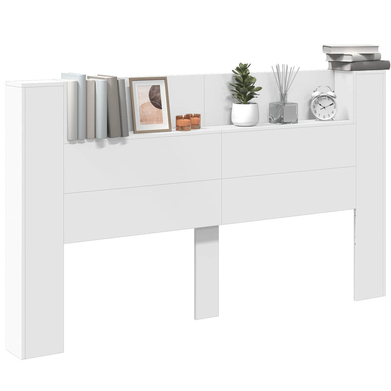 vidaXL Headboard White 180 x 16,5 x 103,5 cm Engineered Wood
