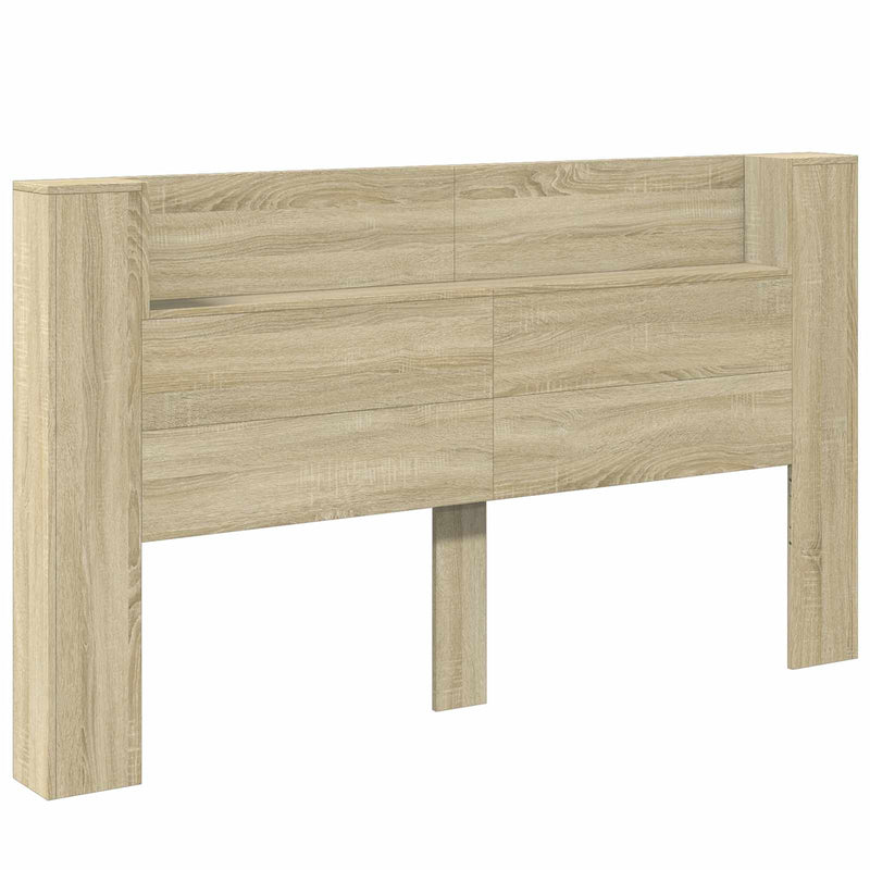 vidaXL Headboard Sonoma Oak 180 x 16,5 x 103,5 cm Engineered Wood