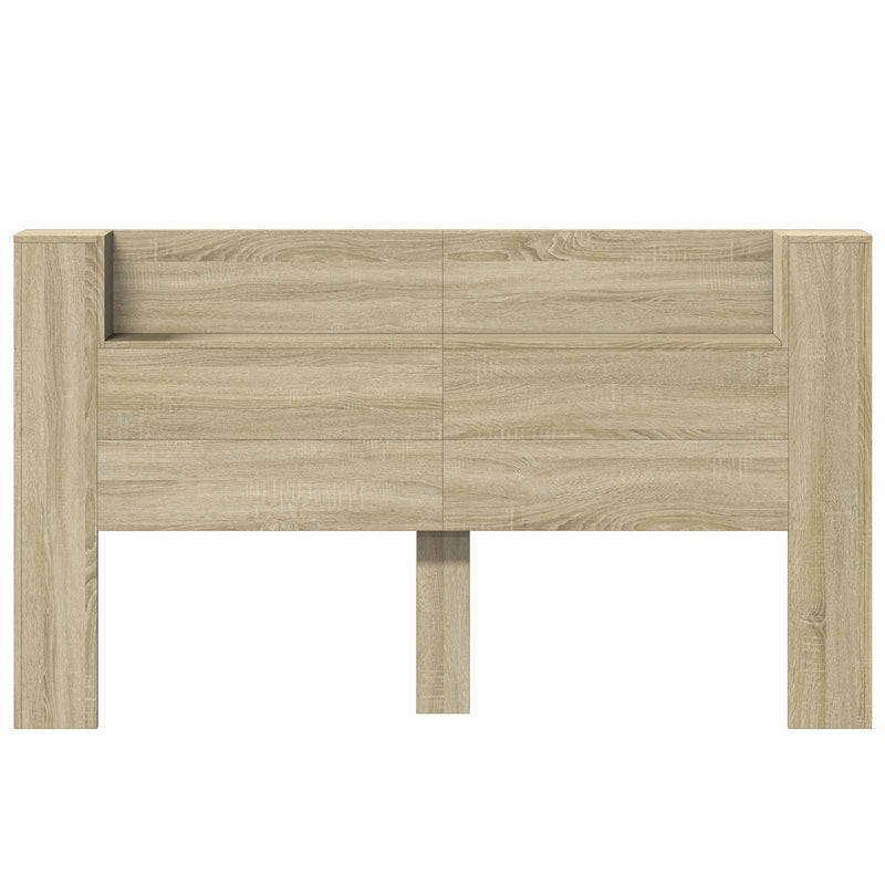 vidaXL Headboard Sonoma Oak 180 x 16,5 x 103,5 cm Engineered Wood