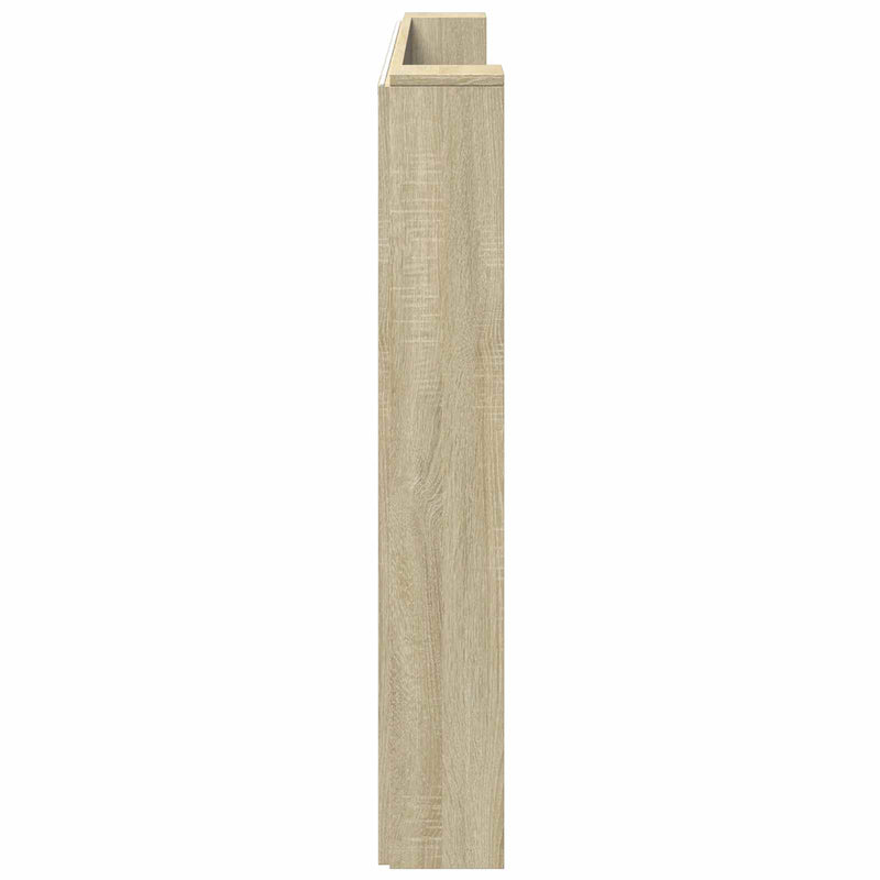 vidaXL Headboard Sonoma Oak 180 x 16,5 x 103,5 cm Engineered Wood