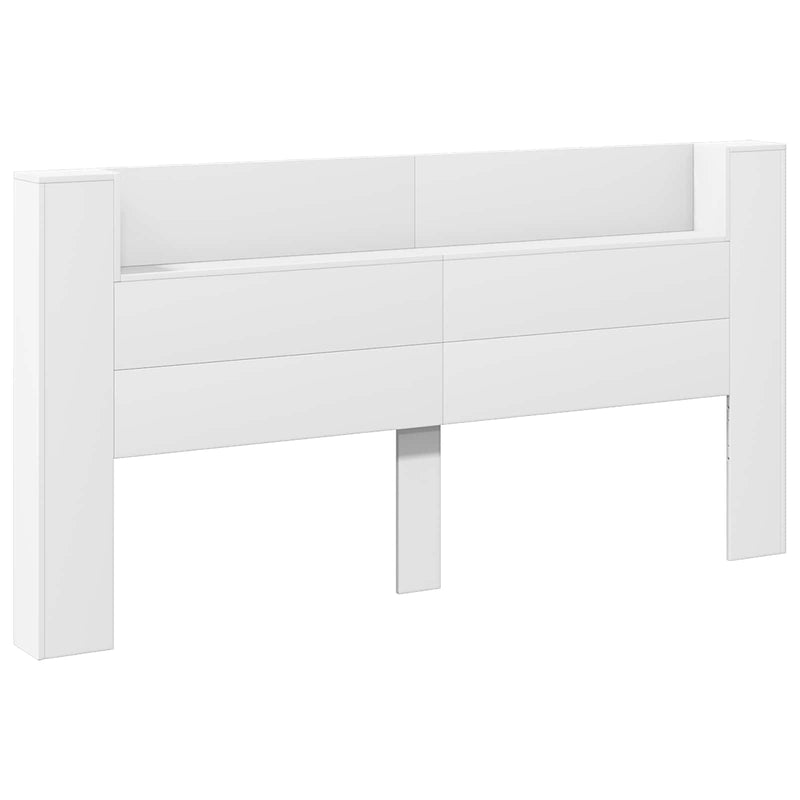 vidaXL Headboard White 200 x 16,5 x 103,5 cm Engineered Wood