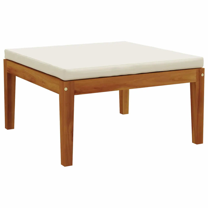 3 pcs Lounge Set Solid Acacia Wood Natural