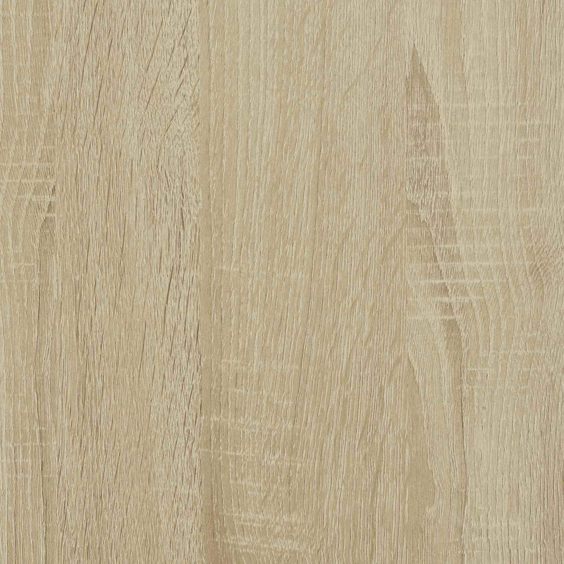 Headboard Cabinet with LED Sonoma 120 x 16,5 x 103,5 cm