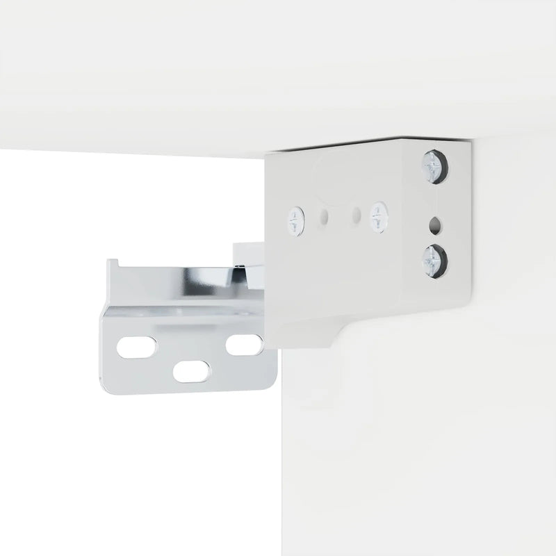 Wall-mounted TV Cabinet Wall-Mounted White 140 x 28 x 21 cm