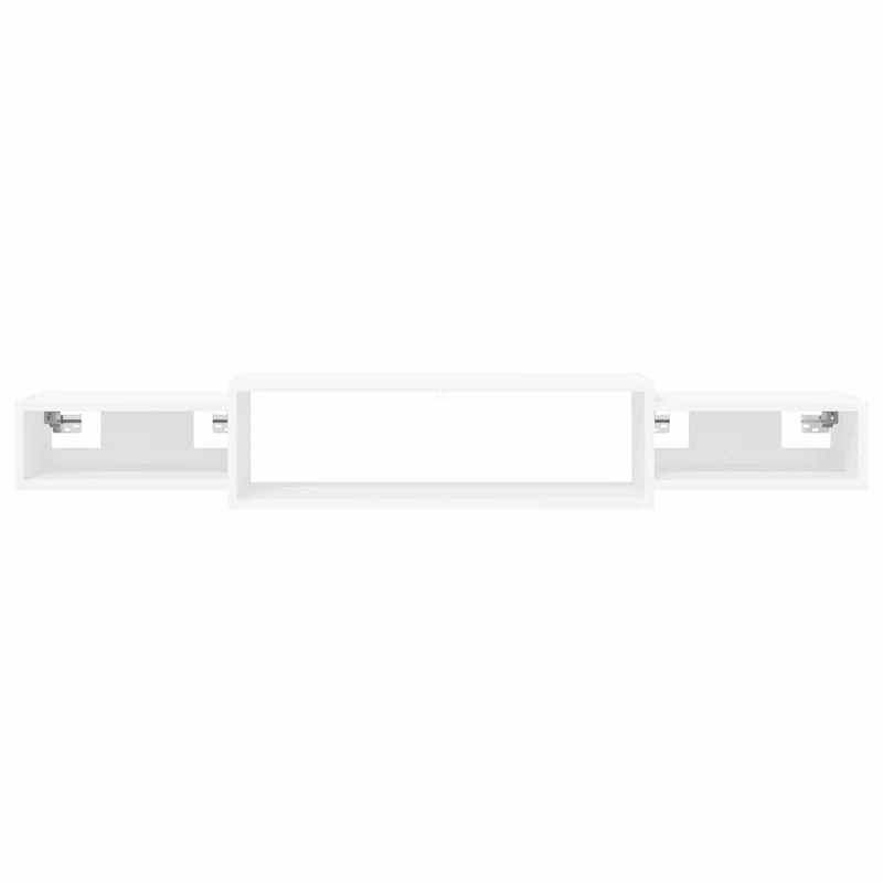Wall-mounted TV Cabinet Wall-Mounted White 140 x 28 x 21 cm
