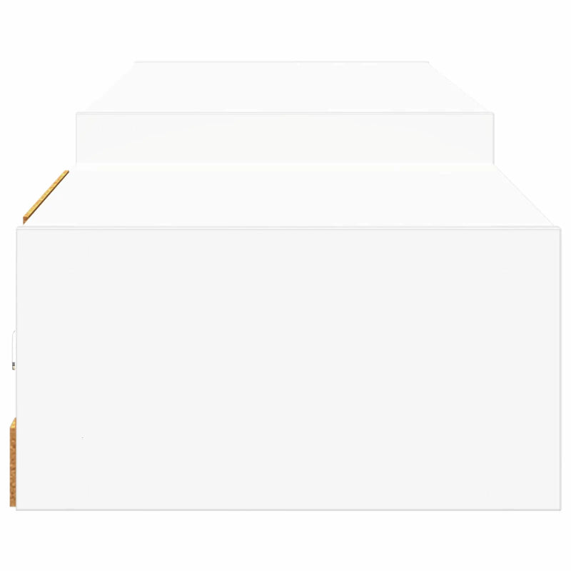 Wall-mounted TV Cabinet Wall-Mounted White 220 x 28 x 21 cm