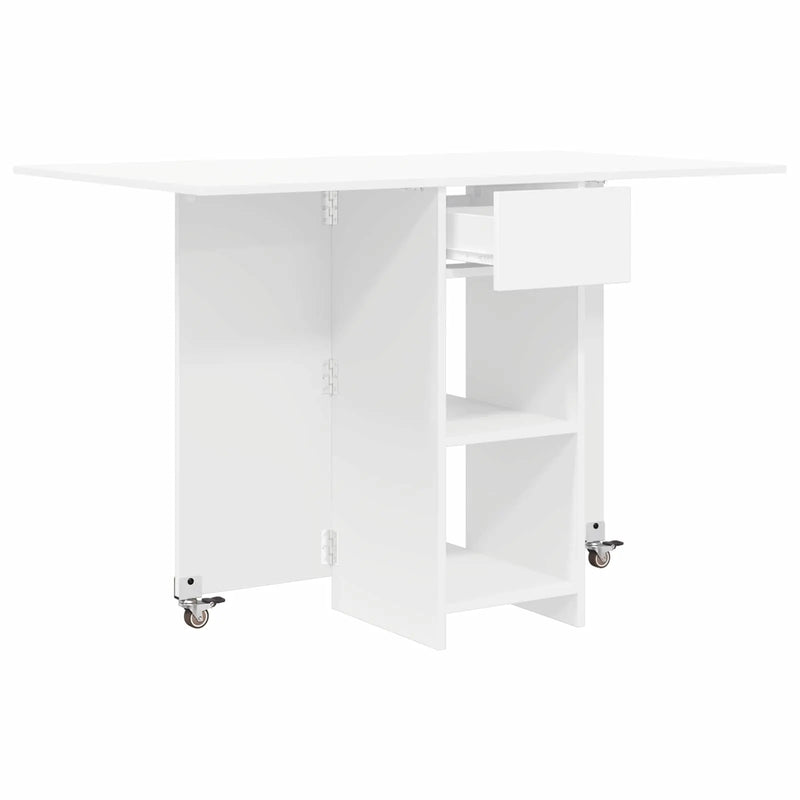 Dinning Table 115 x 70 x 75 cm Engineered Wood White