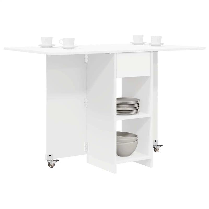 Dinning Table 115 x 70 x 75 cm Engineered Wood White