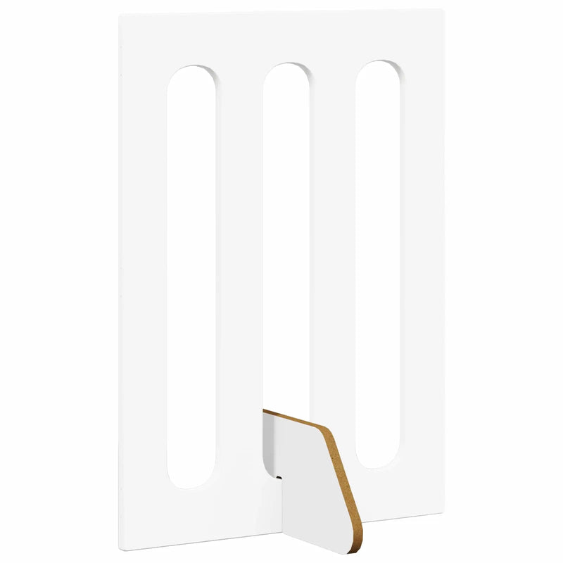 Folding Pet Fence 2 pcs White 100.5 x 38 x 70 cm