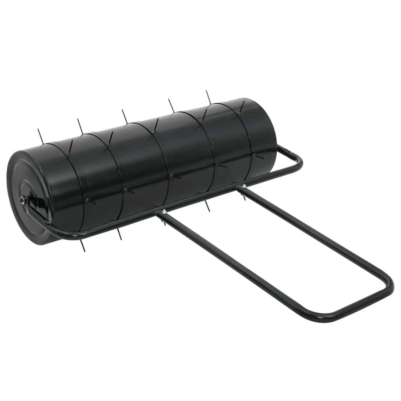 Garden Lawn Roller Pull with Aerator Clamps Ø 30 x 90 cm Steel
