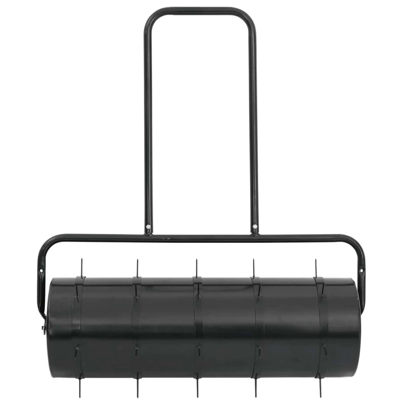 Garden Lawn Roller Pull with Aerator Clamps Ø 30 x 90 cm Steel