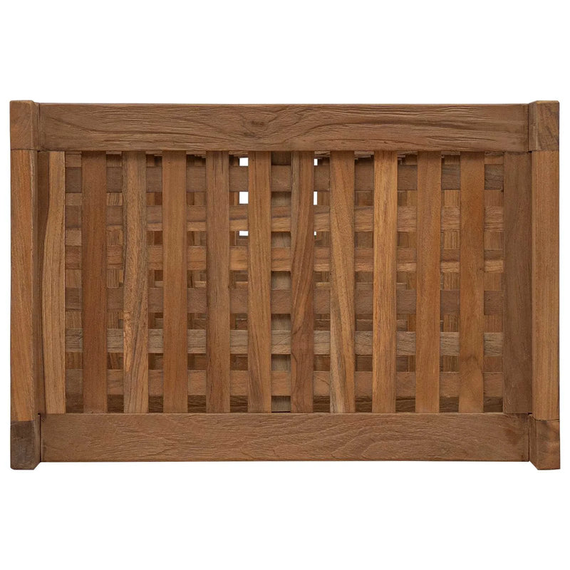 Bathroom Shelf Natural 45 x 30 x 97 cm Solid Teak Wood