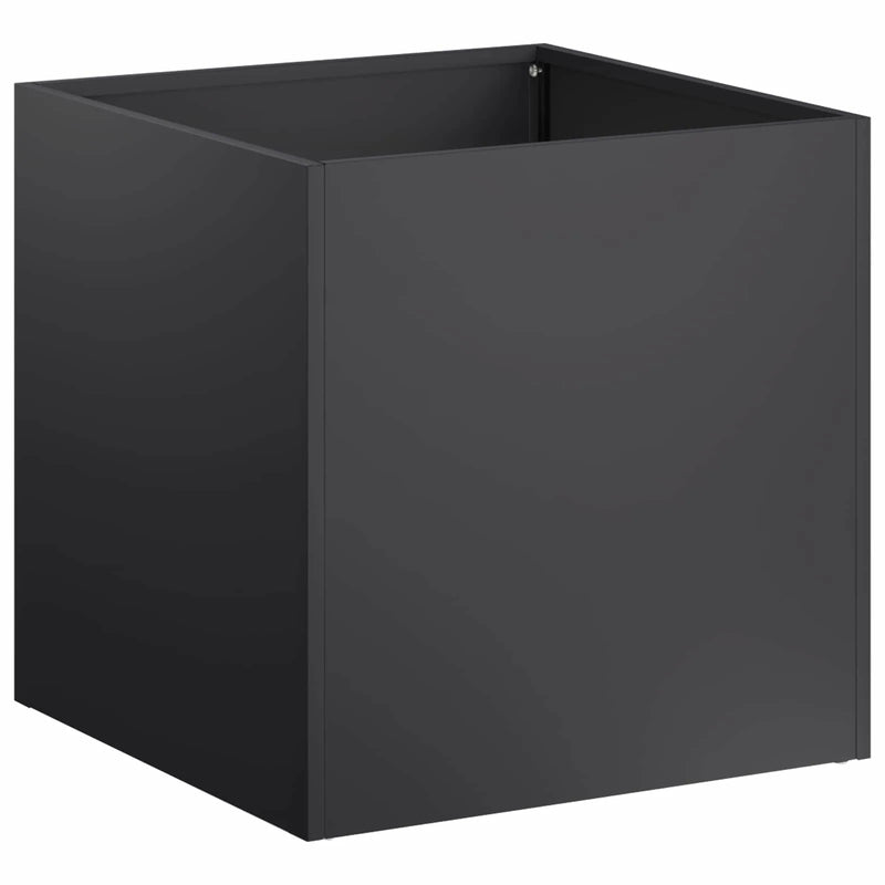 Garden Planter 2 pcs Black 35 x 35 x 35 cm Cold-rolled Steel