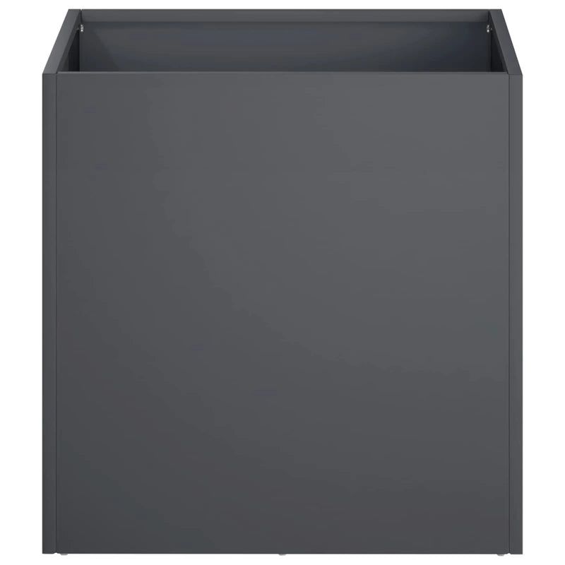 Garden Planter 2 pcs Anthracite 35 x 35 x 35 cm
