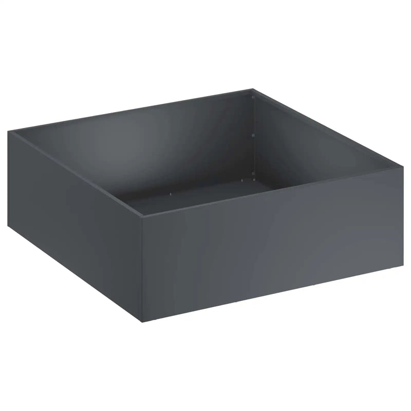 Garden Planter 2 pcs Anthracite 40 x 40 x 20 cm