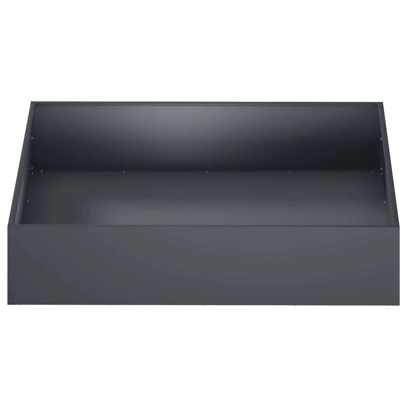 Garden Planter 2 pcs Anthracite 80 x 80 x 20 cm