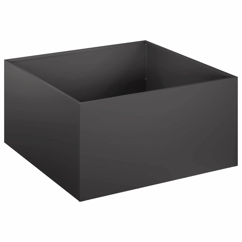 Garden Planter 2 pcs Black 40 x 40 x 30 cm Cold-rolled Steel