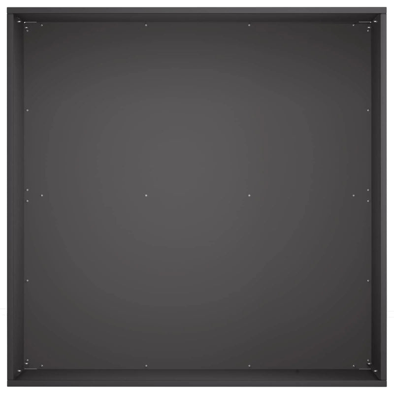 Garden Planter 2 pcs Black 40 x 40 x 30 cm Cold-rolled Steel