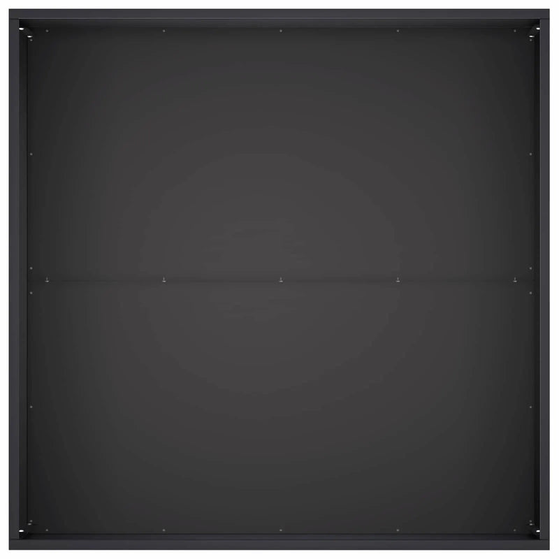Garden Planter 2 pcs Black 60 x 60 x 40 cm Cold-rolled Steel