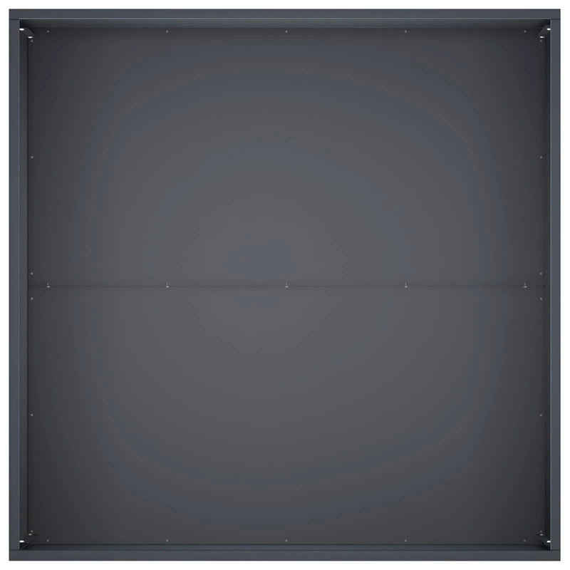Garden Planter 2 pcs Anthracite 60 x 60 x 40 cm